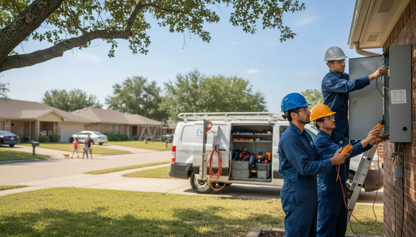 Certified electrician providing emergency electrical services in Canalou, MO